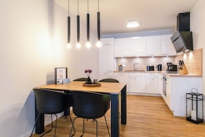 Dining - Ferienwohnung Meerglück mit Balkon und Sauna (Kellenhusen)