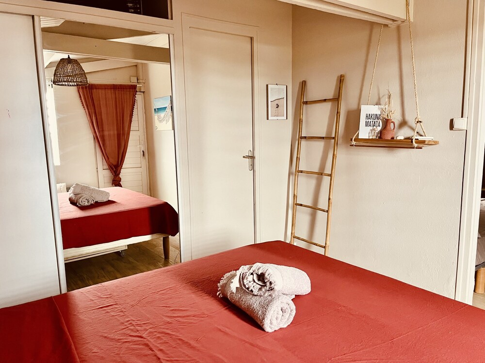 Villa Mahaut Vue sur le Lagon Proche Plages et Spot de Kitesurf