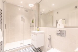 Shower, hair dryer