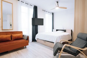 1 Schlafzimmer, Bügeleisen/Bügelbrett, Internetzugang, Bettwäsche