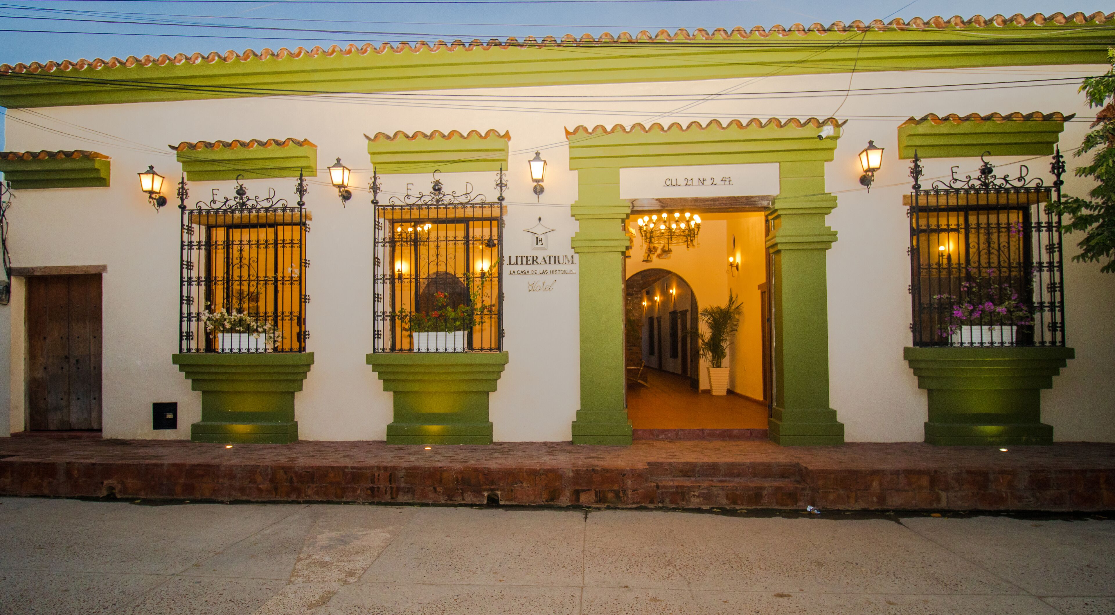 Fachada da propriedade