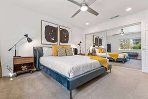 3 habitaciones, tabla de planchar con plancha, cuna de viaje y wifi 