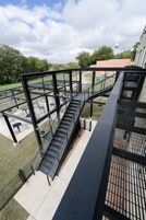 Lyxpenthouse | Utsikt mot trädgården