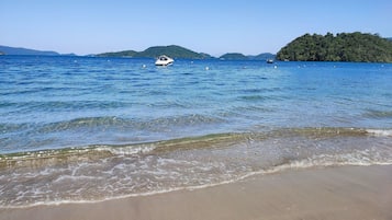 Private beach, white sand