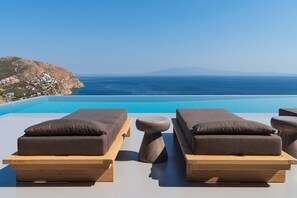 Una piscina riscaldata