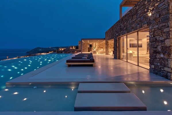 Una piscina riscaldata