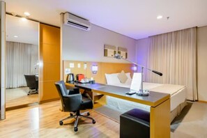 1 室のベッドルーム、アイロン / アイロン台、WiFi、ベッドシーツ