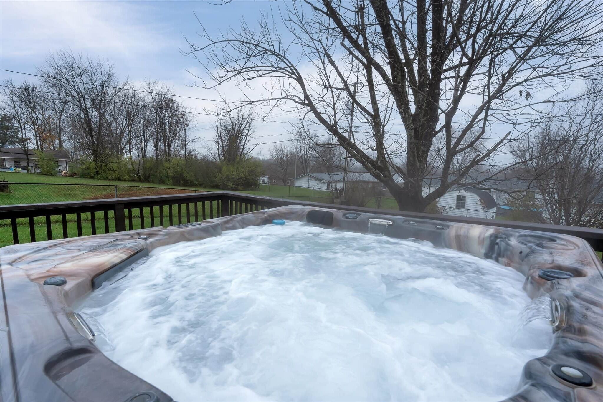 Baignoire à remous extérieure