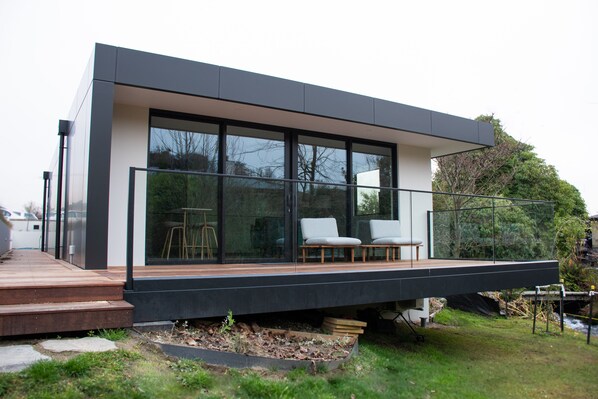 Luxury Apartment, 1 Bedroom, River View | Terrace/patio - Brookside Luxury Apartments (Wanaka)