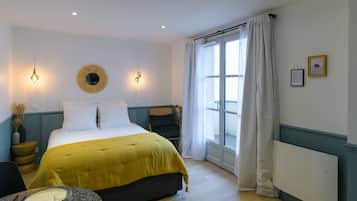 Apartamento superior | 1 dormitorio, caja fuerte, decoración individual y mobiliario individual