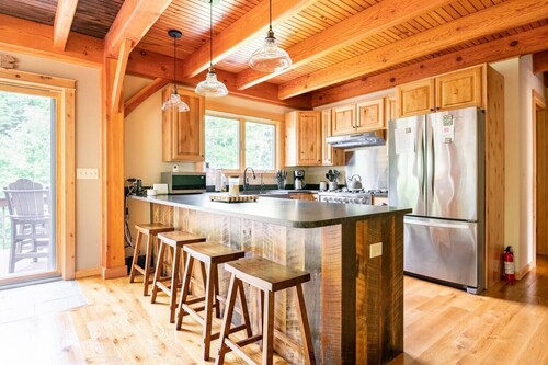 Secluded, fun, family-friendly, riverfront cabin surrounded by nature.