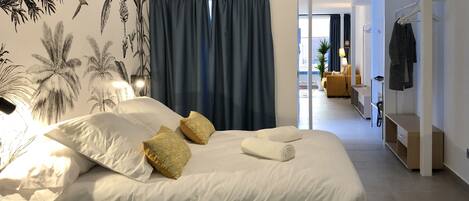 1 bedroom, iron/ironing board, free WiFi, bed sheets