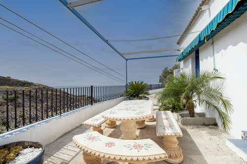 Vacation Home "Lathe Biosas" with Sea View, 2 Private Terraces & Wi-Fi