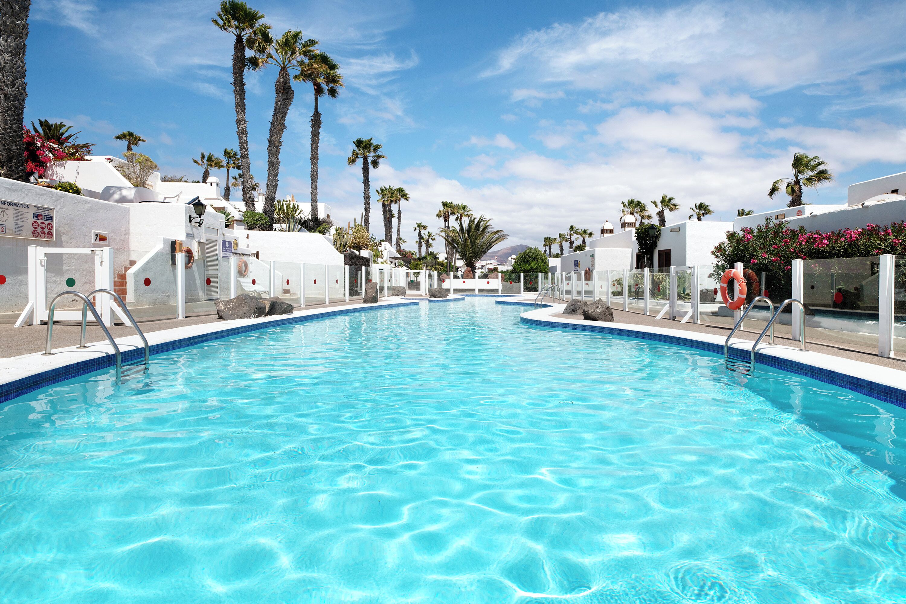 Et oppvarmet basseng