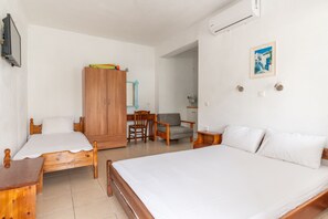 1 makuuhuone, ilmainen Wi-Fi, vuodevaatteet