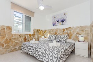 1 bedroom, iron/ironing board, free WiFi, bed sheets - Apartment 'Cala En Forcat' with Shared Pool, Private Terrace and Wi-Fi (Menorca)