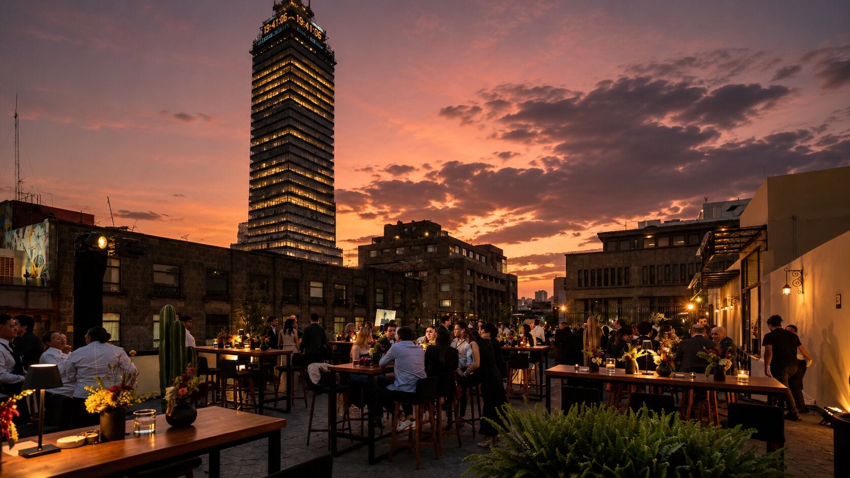 Rooftop terrace