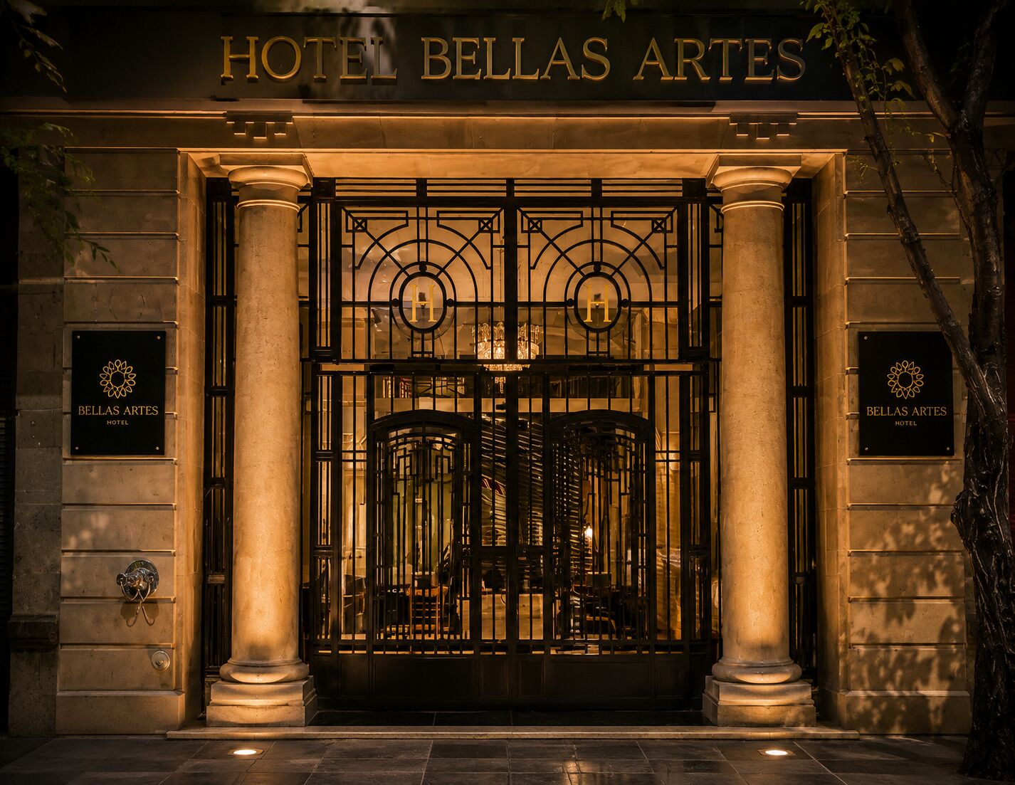 Façade de l’hébergement