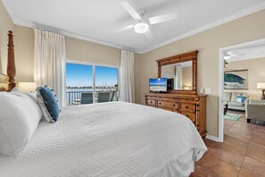 2 bedrooms, iron/ironing board, WiFi, bed sheets - Beautiful Sunset Views | South Harbour in Pensacola Beach | My Beach Getaways (Pensacola Beach)