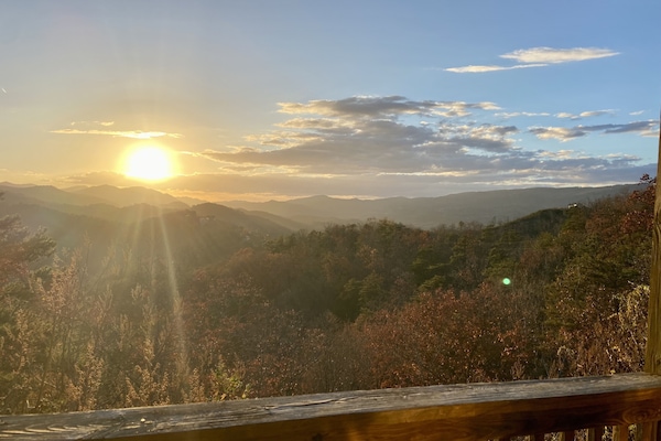 Vue depuis l’hébergement