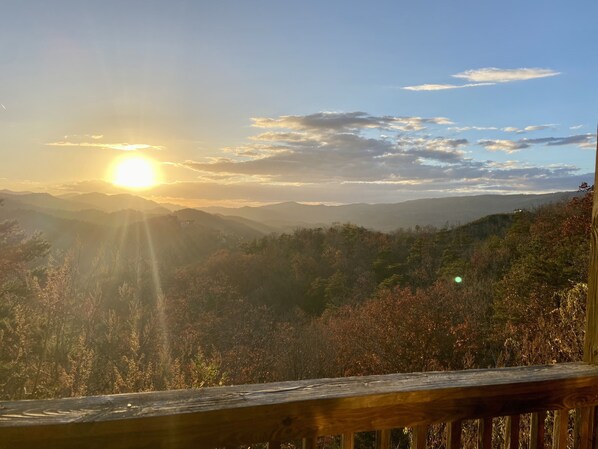 Vue depuis l’hébergement