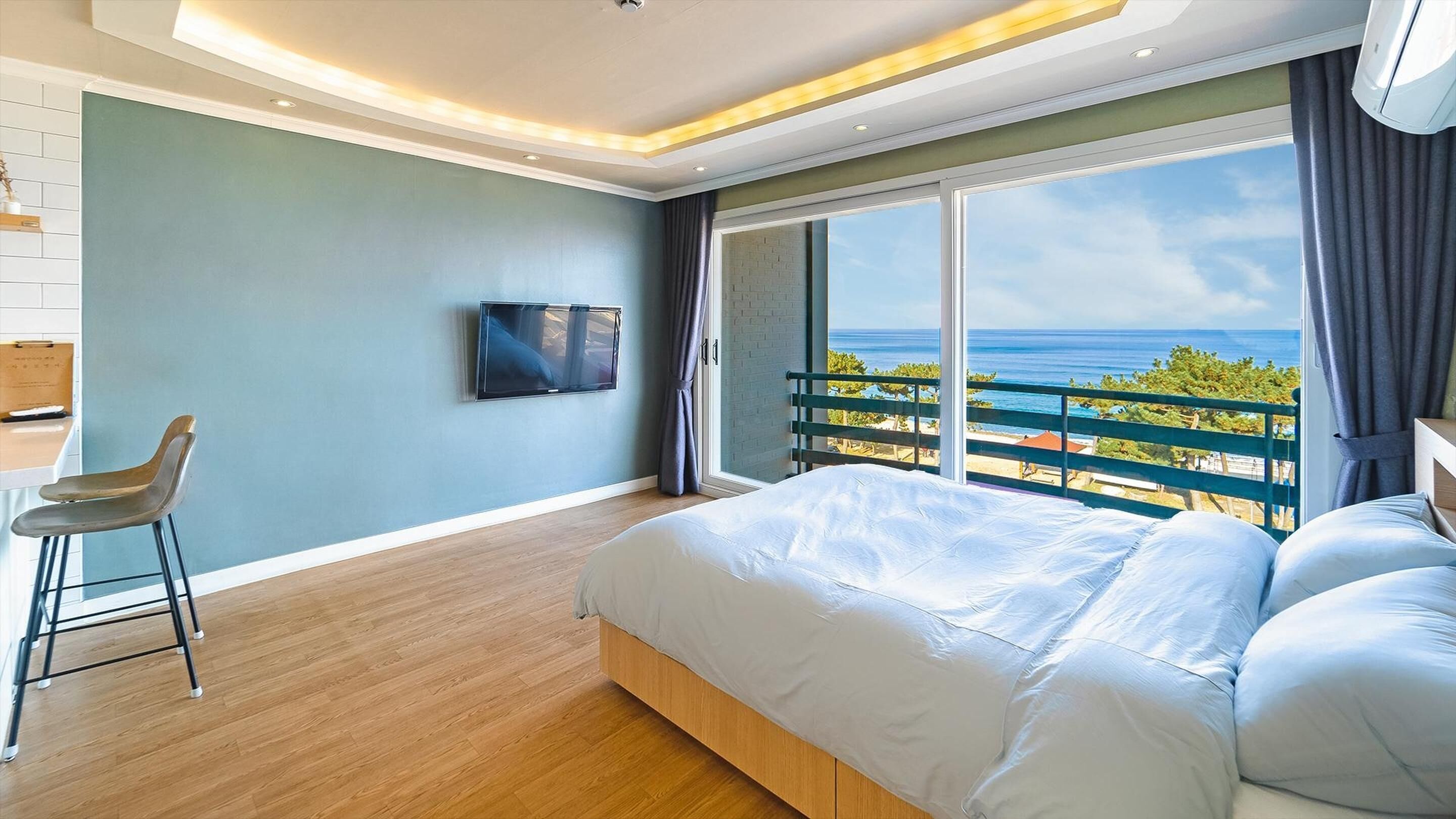 ベーシック ルーム 1 ベッドルーム (Chamomile 403 (Ocean View)) | 1 室のベッドルーム、WiFi (無料)