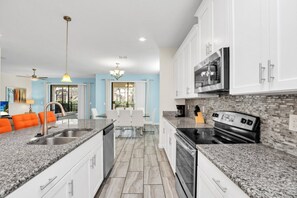 Fridge, microwave, oven, stovetop - Luxury 5 Star Villa on Solterra Resort,Minutes from Disney World, Orlando Villa 6341 (Orlando)