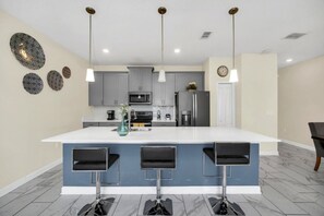 Fridge, microwave, oven, stovetop - Enjoy a Holiday of a Lifetime in a Luxury Villa on Champions Gate Resort, Orlando Villa 6344 (Orlando)