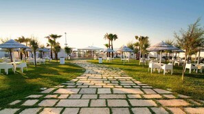 Außenbereich für Bankette