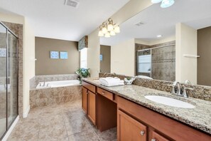Hair dryer, towels
