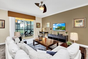 TV, table football - The Secret to Enjoying the Best Orlando Villa Holiday while Staying on Paradise Palms Resort (Orlando)