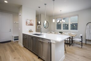 Fridge, microwave, oven, stovetop - Luxury River Run Chalet 69 I Great Views I Private Hot Tub I Arcade I Discounted Attractions (Winter Park)