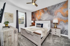 9 bedrooms, iron/ironing board, internet, bed sheets