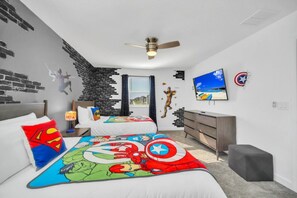 7 bedrooms, iron/ironing board, internet, bed sheets