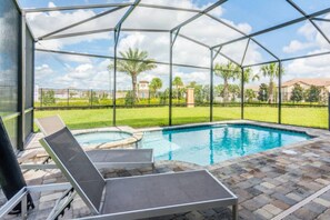 A heated pool - Enjoy a Holiday of a Lifetime in a Luxury Villa on Solara Resort, Orlando Villa 6354 (Orlando)