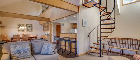 Televisión, chimenea