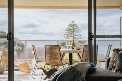 The Salty Seagull - ocean view luxe by the beach! 3BR 2B + so many extras.