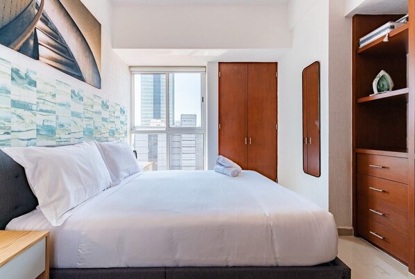 2 bedrooms, iron/ironing board, WiFi, bed sheets - VH | Depa Familiar Anáhuac | gym | 241 (Ciudad de México)