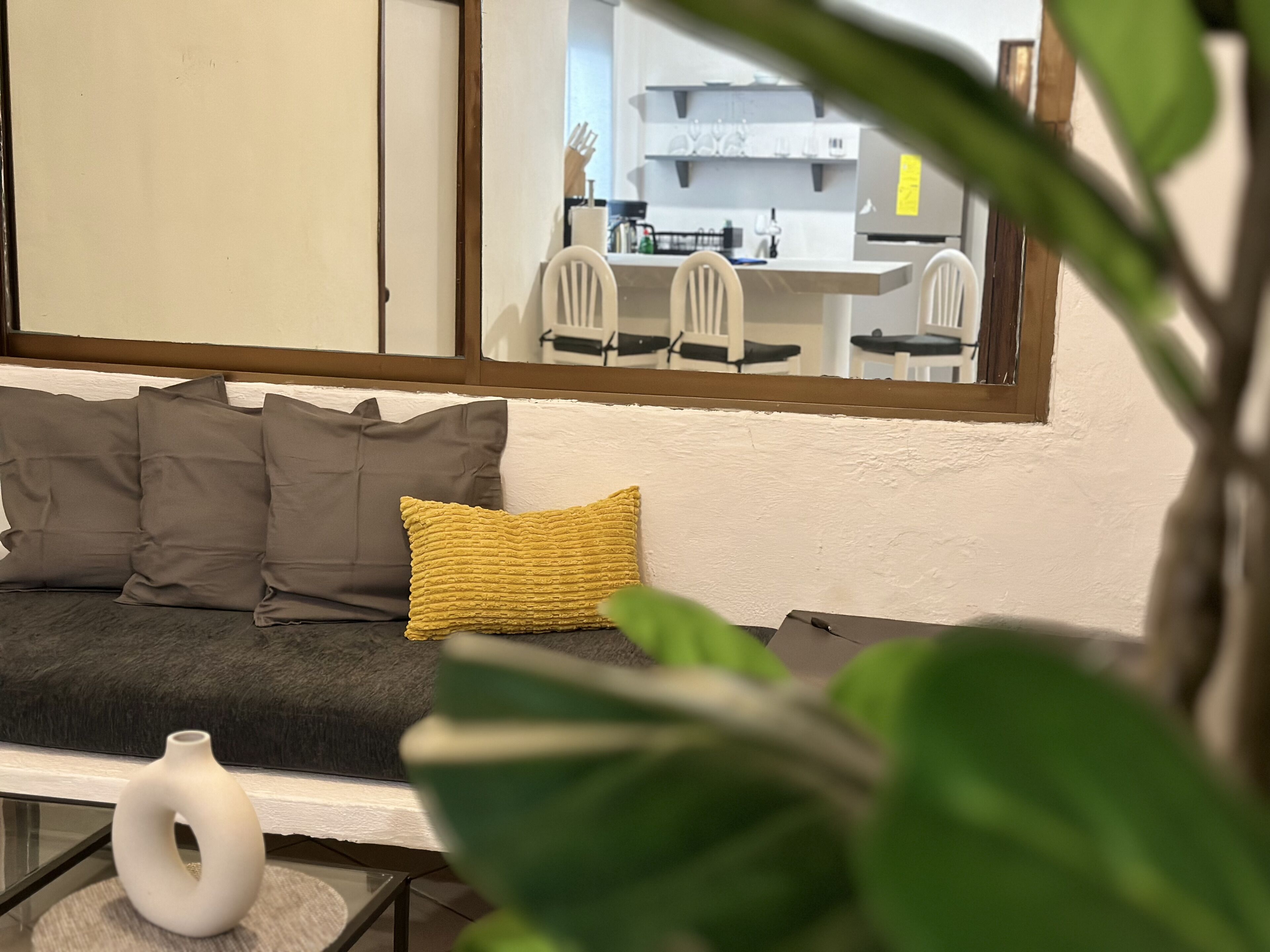 Appartement Ville, 1 grand lit | Coin séjour