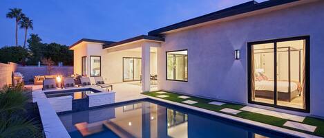 Una piscina climatizada