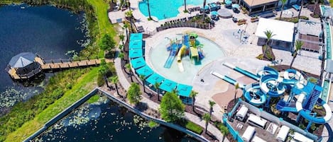 Una piscina climatizada