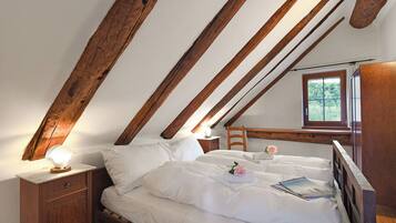 Chalet Keluarga, beberapa kamar, tepi gunung (Rustico alla bolla) | 2 kamar tidur, Wi-Fi (biaya tambahan), dan seprai linen