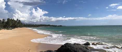 Beach nearby, white sand