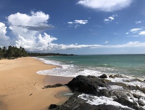 ビーチの近く、白砂