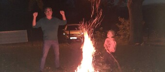 Studio Apartment "Tiny House Paradies" with Private Terrace, Shared Garden & Wi-Fi