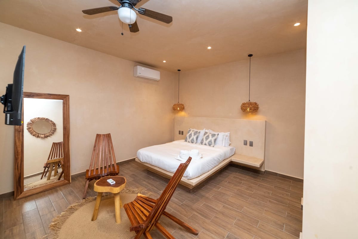 特色公寓 | 1 多间卧室、笔记本电脑工作区、熨斗/熨衣板、免费 WiFi