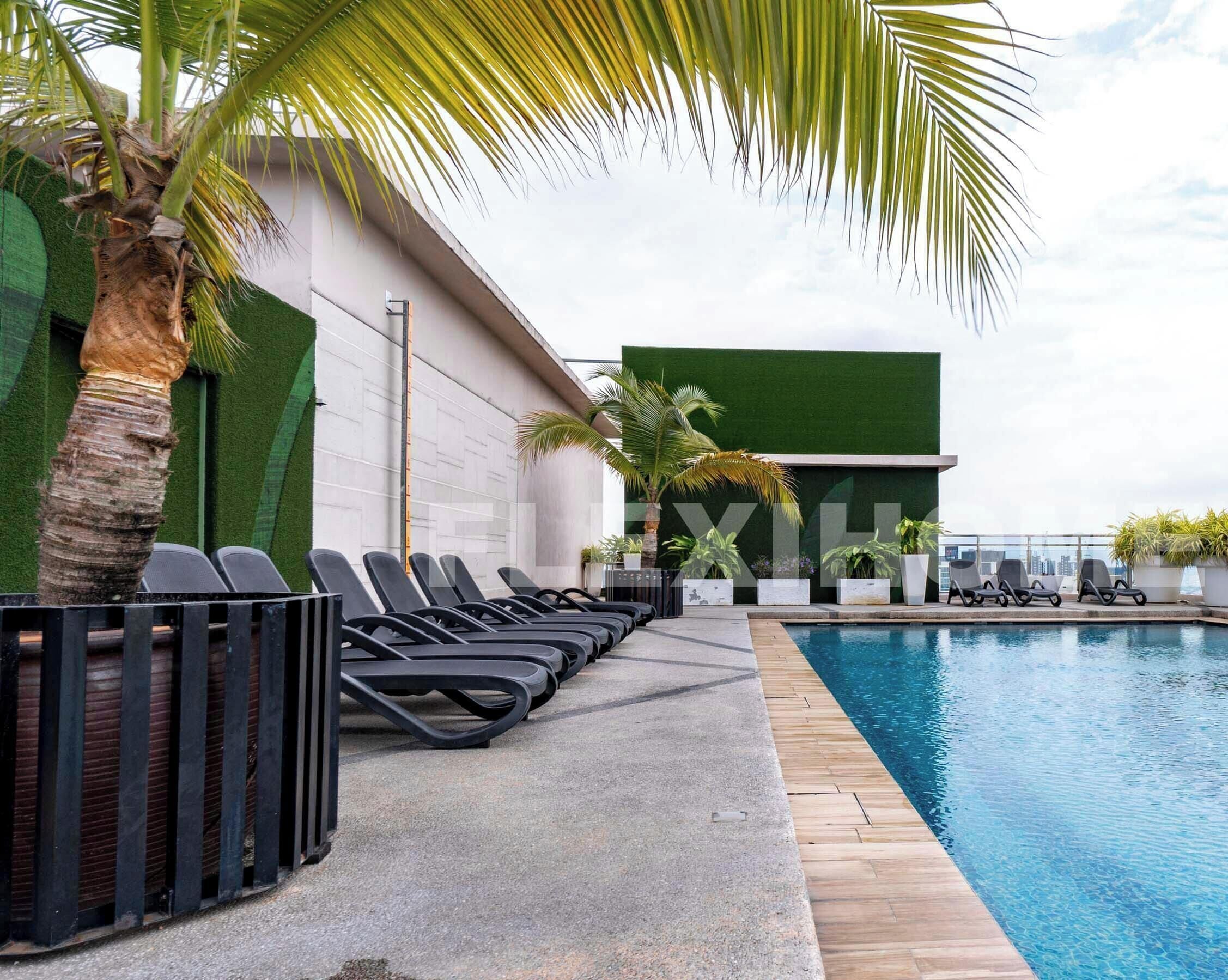Piscina en la azotea