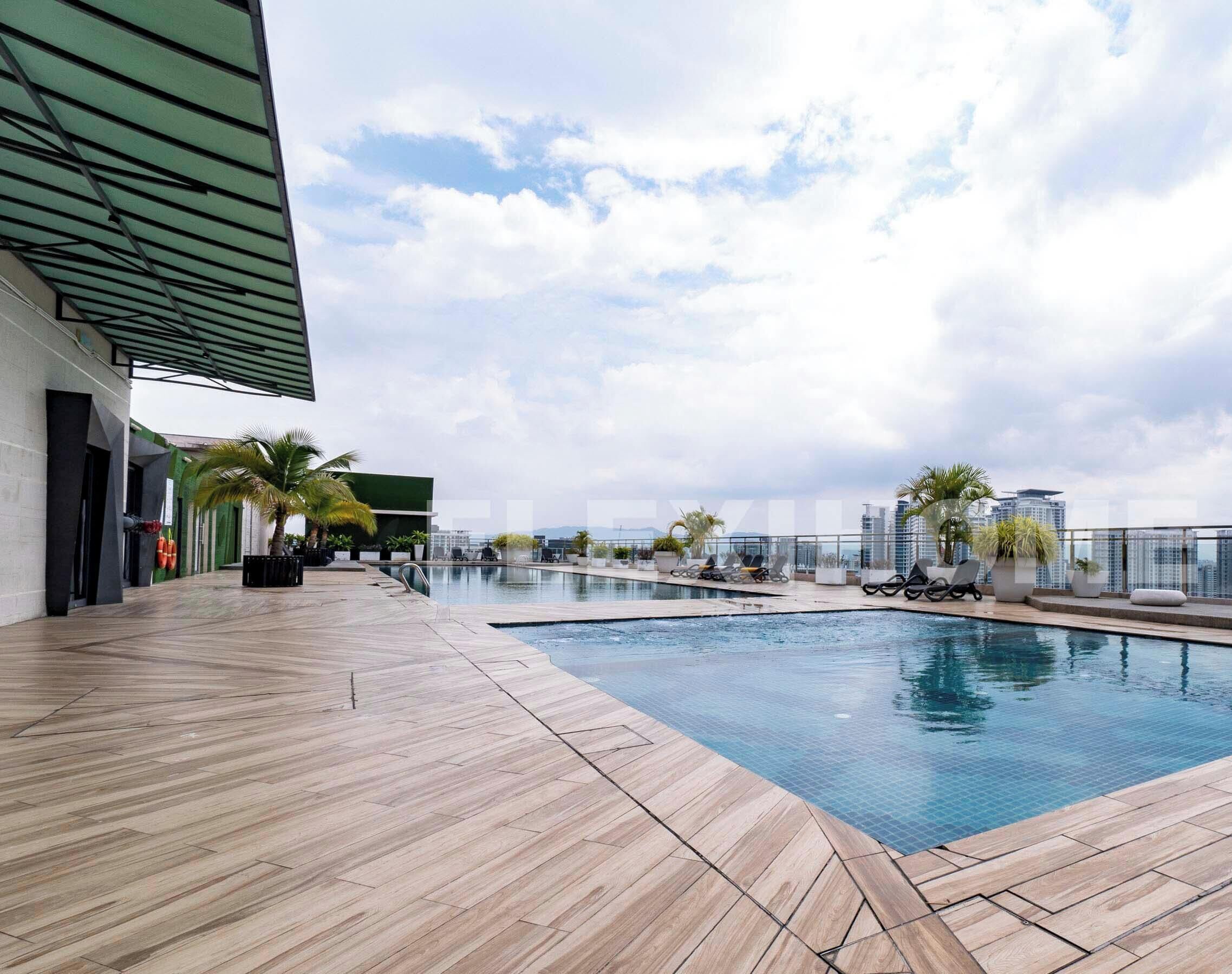 Piscina na cobertura