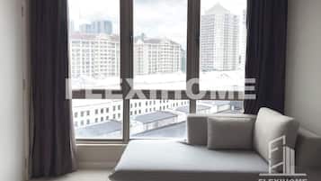 Individually decorated, individually furnished, desk, laptop workspace