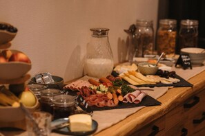 Frokostbuffé er inkludert hver dag